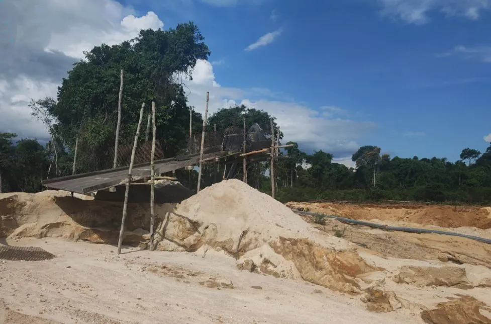 Operação integrada fiscaliza área de garimpos em Carlinda e constata danos ambientais