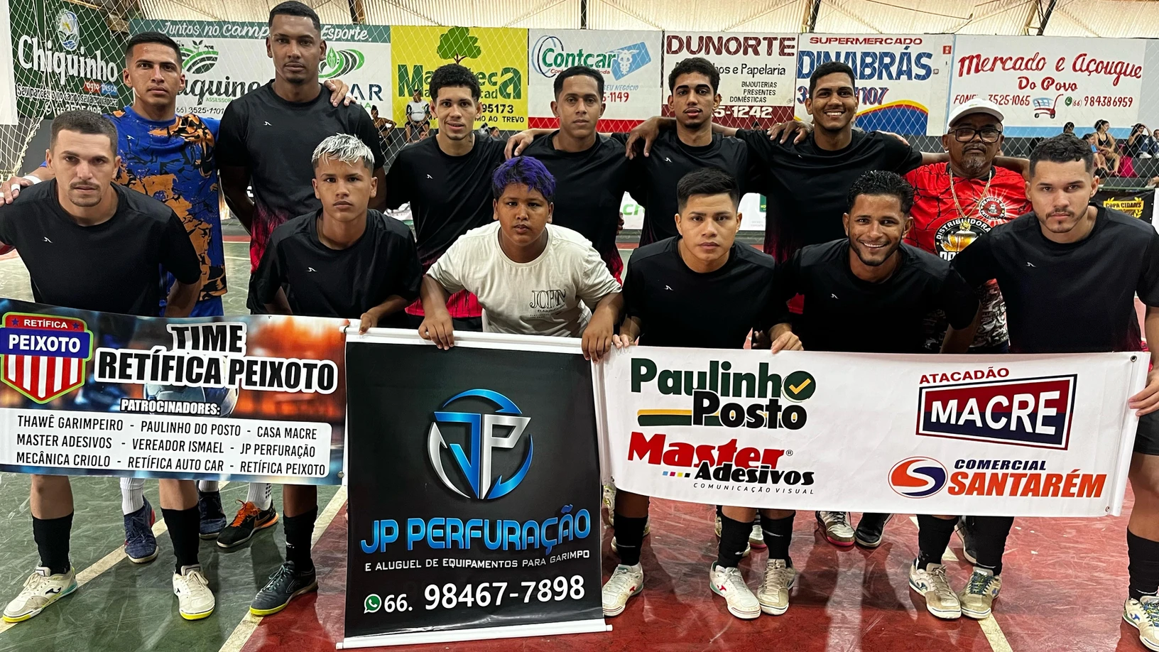 Retifica Peixoto e Família Futsal Peixoto chegam às semifinais da Copa das Cidades em Carlinda