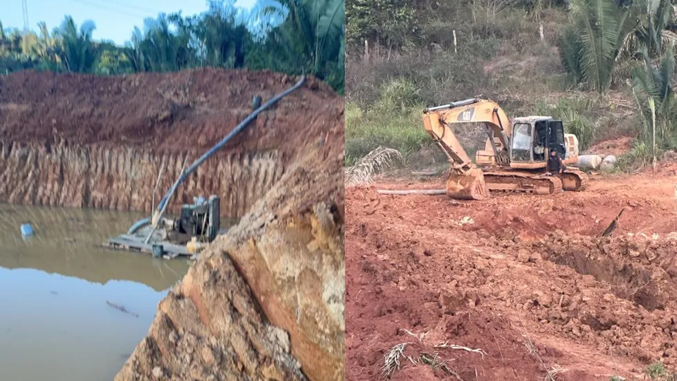 PEIXOTO DE AZEVEDO: Operação fecha garimpo que ameaçava contaminar abastecimento de água de duas cidades no Nortão