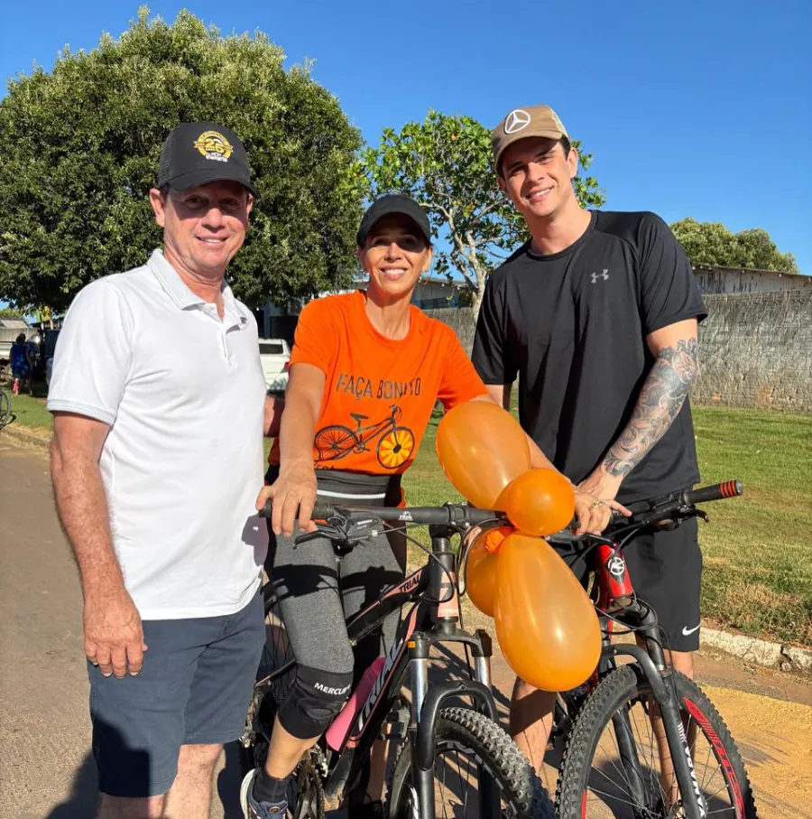 Prefeito celebra sucesso do Passeio Ciclístico “FAÇA BONITO”