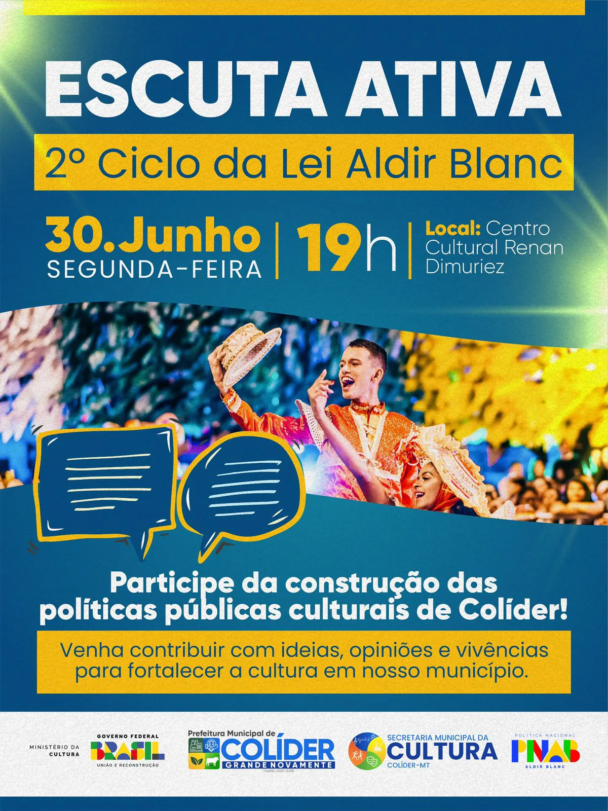Prefeito Rodrigo Benassi mostra sensibilidade e compromisso com a cultura local