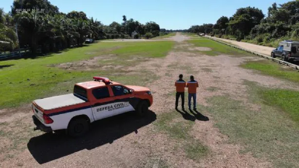 Defesa Civil mapeia pistas de pouso no Pantanal para apoio no combate aos incêndios