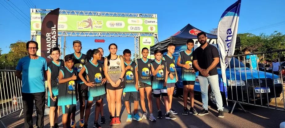 Promessas do atletismo de Peixoto brilham na Corrida Mexa-se em Sinop — Rivaldo Soares conquista o ouro no geral adulto
