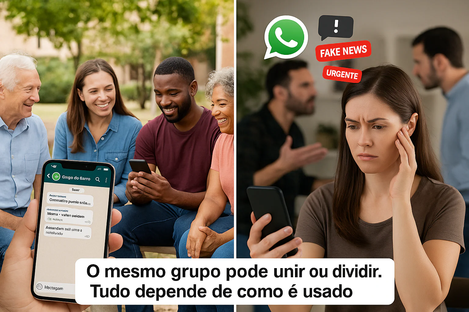 Grupos de WhatsApp Comunitários: Ferramenta de União ou Campo para Conflitos?