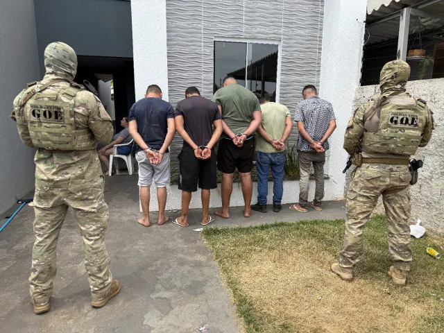 Polícia conclui inquérito dos 11 presos por assaltar agência de cooperativa em Brasnorte