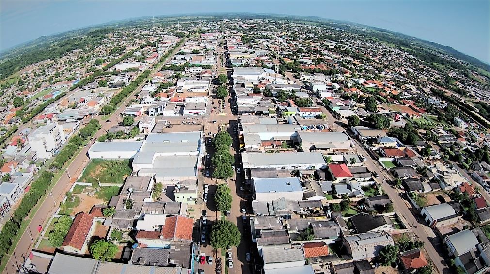Vista da cidade de Colíder no Nortão de Mato Grosso e alerta sobre cuidados com a saúde