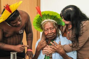 Cacique Raoni é internado em UTI de hospital em Sinop e estado de saúde preocupa lideranças do Nortão de Mato Grosso