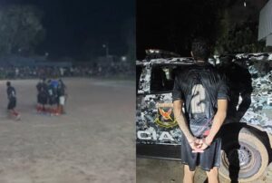 ZAGUEIRO CONDENADO A MAIS DE 14 ANOS É PRESO DURANTE JOGO DE FUTEBOL EM MT; TUMULTO COM TORCIDA MARCA AÇÃO POLICIAL, DESTACA O PÁGINA DO NORTÃO