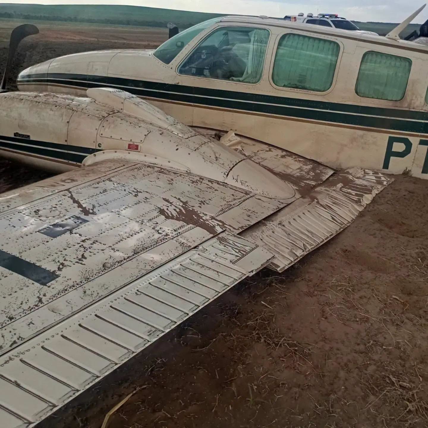 Aeronave é encontrada abandonada em fazenda de Mato Grosso; polícia investiga caso em Alto Garças