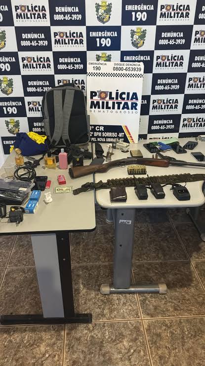 Ladrões obrigam vítima a abrir cofre e roubam arma e caminhonete no Nortão