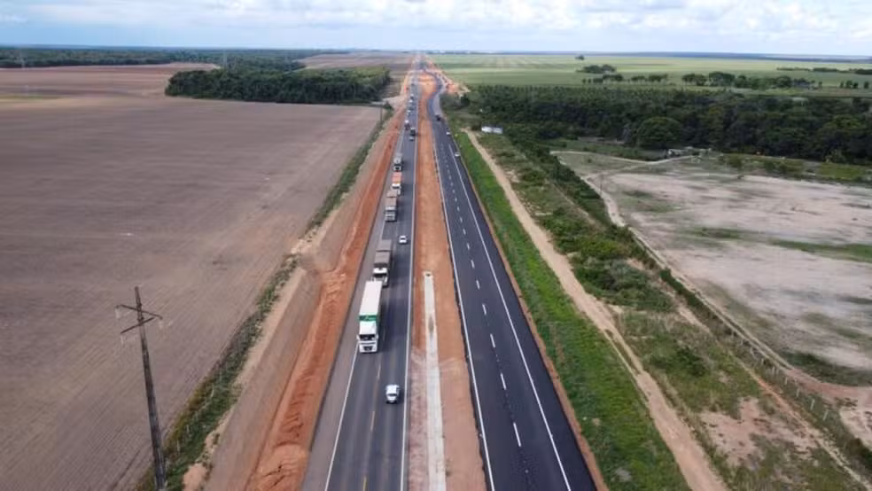 Duplicação avança e BR-163 ganha mais de 30 km de novas pistas no Norte de MT