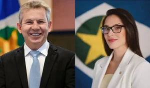 Pesquisa Quaest mostra Mauro Mendes com 27% e Janaina Riva com 19% na disputa pelo Senado em Mato Grosso