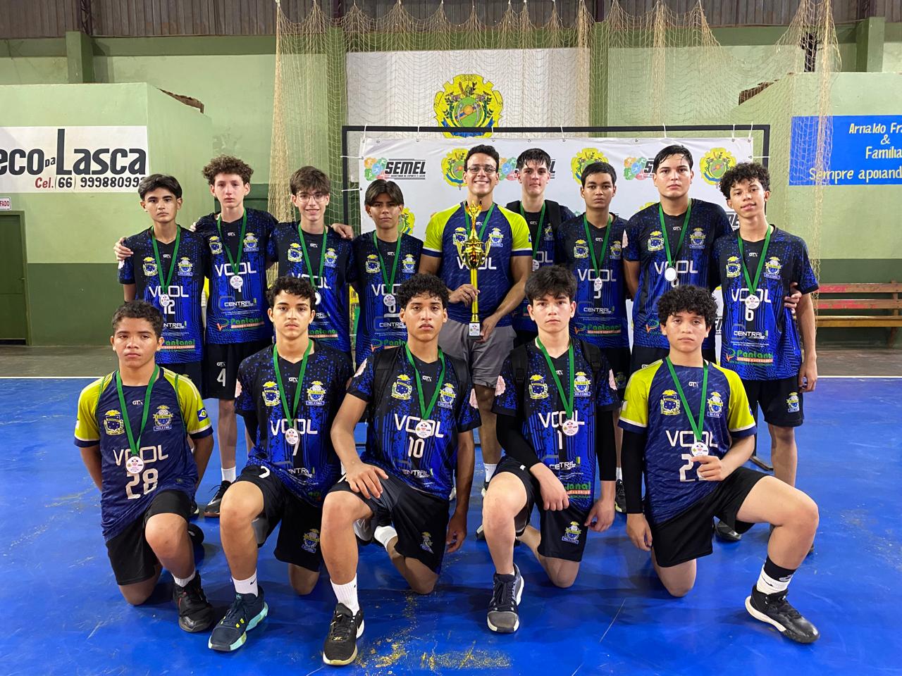 Colíder conquista título no voleibol feminino nos Jogos Estudantis Vale dos Teles Pires