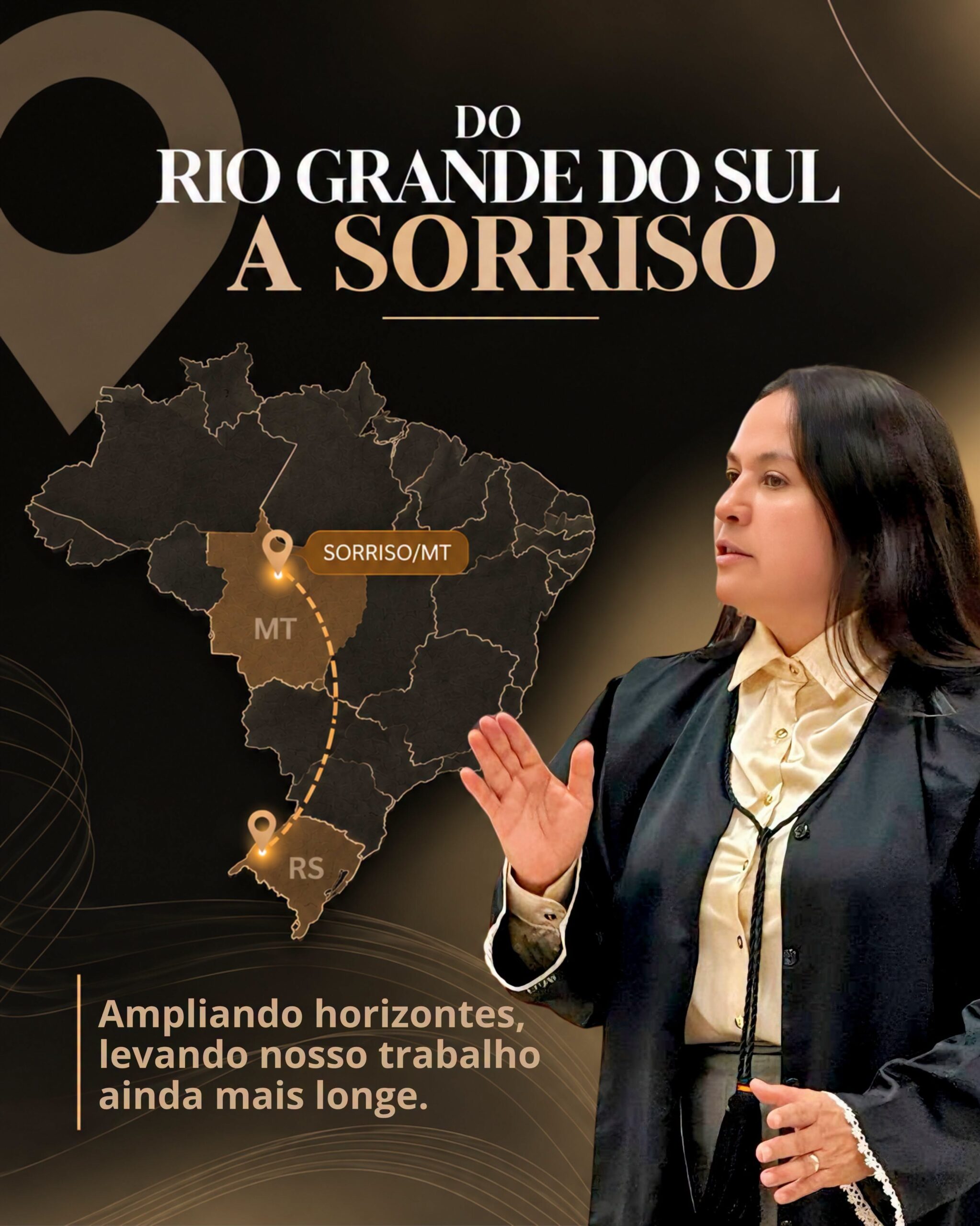 De uma trajetória marcada pela prisão à advocacia criminal: Maria Odila chega a Sorriso