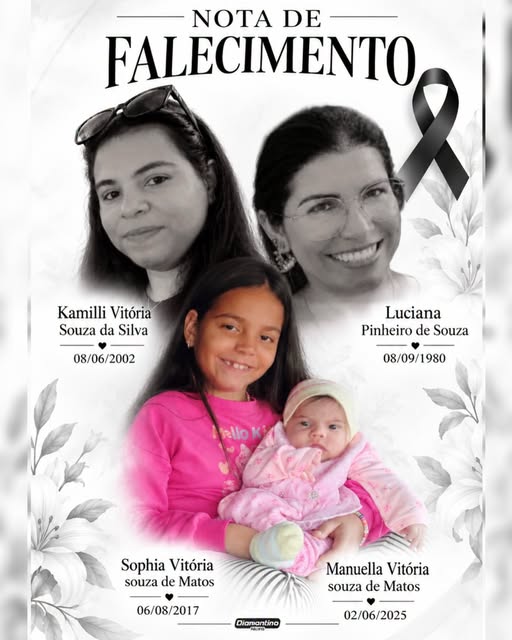 Tragédia na BR-364: acidente em Diamantino deixa quatro mortos da mesma família