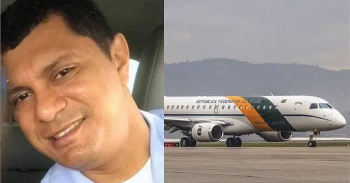 avião preso